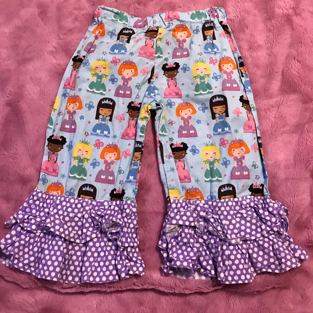 Princess ruffle pants! Handmade!